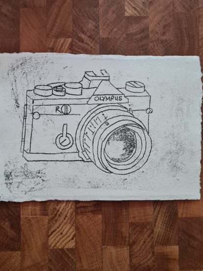camera monoprint